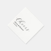 Stijlvolle bruiloft repetitie diner juichen Custom Servet (Hoek)