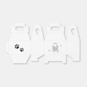 Stijlvolle Bulldog Minimalist Bedankdoosjes (Uitgevouwen)