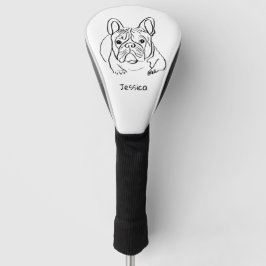 Stijlvolle Bulldog Minimalist Golfheadcover