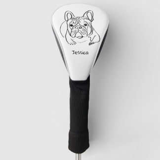 Stijlvolle Bulldog Minimalist Golfheadcover