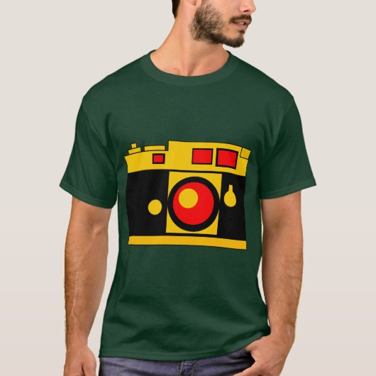 Stijlvolle camera t-shirt (Voorkant)