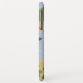 Stijlvolle cartoon landschapsvakantiereiskaart Case-Mate iPhone case (Achterkant/links)