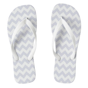 Stijlvolle chevron gemêleerde teenslippers