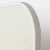 Stijlvolle Chic Flamingo Monogram Gepersonaliseerd Pickleball Paddle (Links Detail)