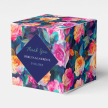 Stijlvolle chic Kleurrijke bloemen bruiloft