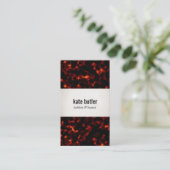 Stijlvolle Chic Tortoise Shell Beauty en Mode Visitekaartje (Staand voorkant)