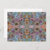 Stijlvolle chique bloementuin Waterverf schilderij Briefkaart (Voorkant / Achterkant)