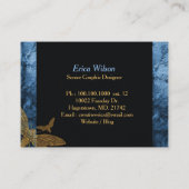 Stijlvolle Cicada Hipster Designer Visitekaartje (Achterkant)