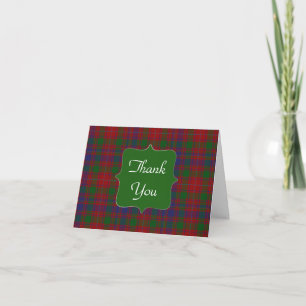 Stijlvolle Clan MacIntyre Plaid Dank u kaart