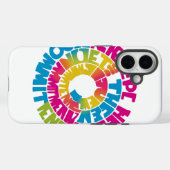 Stijlvolle "Commitment" iPhone Exclusive Hoesje (Achterkant (horizontaal))