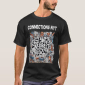 Stijlvolle Connections NYT Design Zwart T-shirt (Voorkant)
