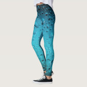 Stijlvolle Cool Blue waterdruppels Leggings (Links)