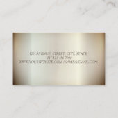 Stijlvolle Cool Diamonds Cleaning Bucket Tools Visitekaartje (Achterkant)