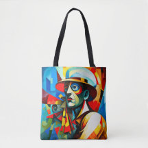 Stijlvolle "Cubism Man" Dames T-Shirt
