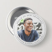 Stijlvolle Custom Afstuderen Photo Afstuderen Ronde Button 7,6 Cm (Voorkant /achterkant)