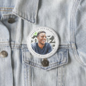 Stijlvolle Custom Afstuderen Photo Afstuderen Ronde Button 7,6 Cm (In situ)