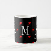 Stijlvolle Custom Valentijn U R MY MVP Monogram Koffiemok (Center)