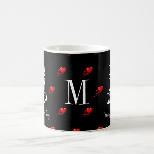 Stijlvolle Custom Valentijn U R MY MVP Monogram Koffiemok (Center)