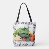 Stijlvolle,  dagelijkse boodschapper draagtas (Achterkant)