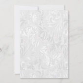 Stijlvolle Damask, Roze Stiletto's 40e verjaardag Kaart (Achterkant)