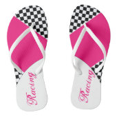 Stijlvolle dames racen teenslippers (Voetbed)