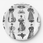 Stijlvolle dames zwart-wit party Bord (Voorkant)