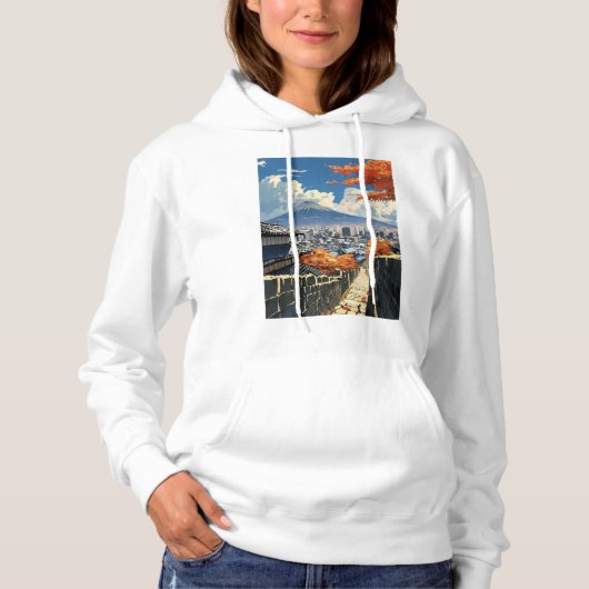 Stijlvolle dameshoodie hoodie (Voorkant)