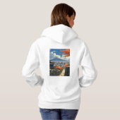 Stijlvolle dameshoodie hoodie (Achterkant volledig)