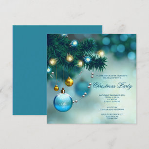Stijlvolle decoraties kerstfeest kaart