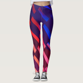 Stijlvolle diagonale geometrische - leggings