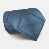 Stijlvolle donkere en lichte blauwe diamanten stropdas (Opgerold)