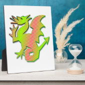 Stijlvolle draak fotoplaat (Zijkant)