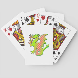 Stijlvolle draak speelkaarten