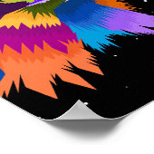 Stijlvolle Eagle Pop Poster (Hoek)