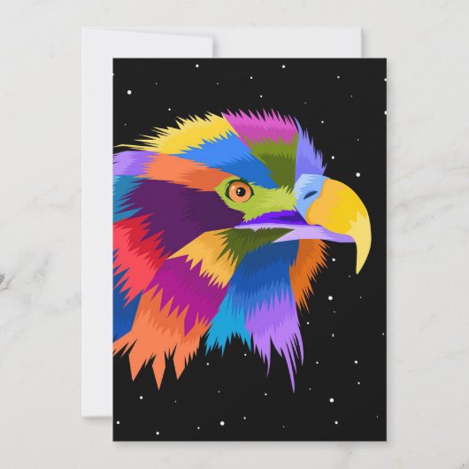 Stijlvolle Eagle Pop Save The Date (Voorkant)