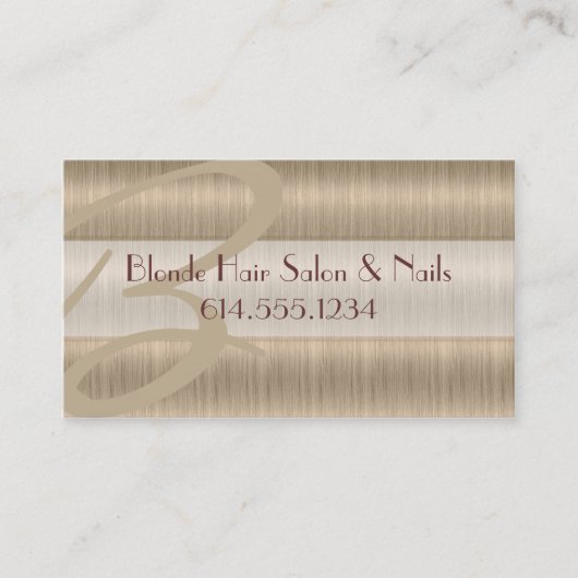 Stijlvolle eend-haarzout Unieke Visitekaartjes (Voorkant)