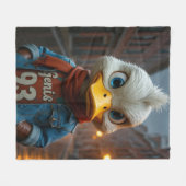 Stijlvolle eend in de stad fleece deken (Voorkant (Horizontaal))