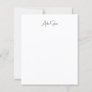 Stijlvolle Eenvoudige Gewone Minimalistische Naam