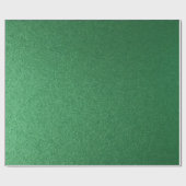 Stijlvolle Eenvoudige Metallic Geïnspireerde Groen Cadeaupapier (Vlak)