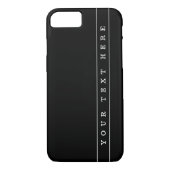 Stijlvolle eenvoudige tekst en dunne strepen Case-Mate iPhone case (Achterkant)