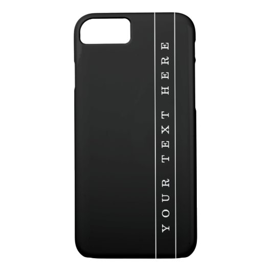Stijlvolle eenvoudige tekst en dunne strepen Case-Mate iPhone case (Achterkant)