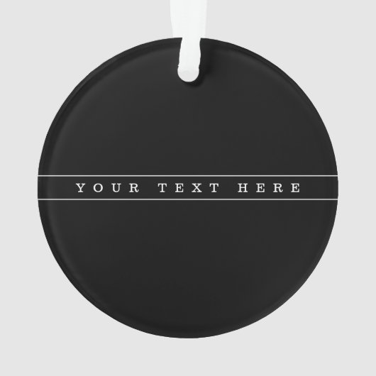 Stijlvolle eenvoudige tekst en dunne strepen ornament (achterkant)