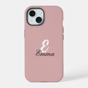 Stijlvolle effen kleur beschermend Hoesje iPhone 15 Hoesje
