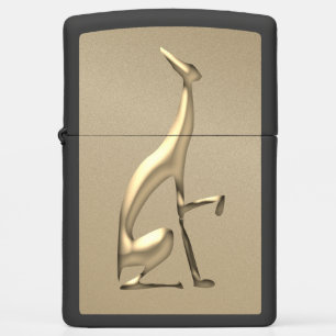 Stijlvolle Elegante Gouden Folie Windhond Honden M