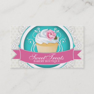 Stijlvolle en elegante Visitekaartjes van Cupcake