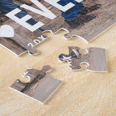 Stijlvolle familiefoto beste familie ooit legpuzzel (Zijkant)