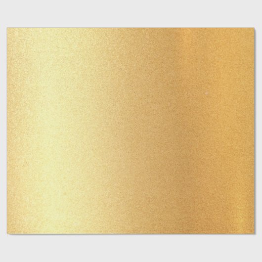 Stijlvolle Faux Gold Shiny Modern Golden Glossy Cadeaupapier (Vlak)