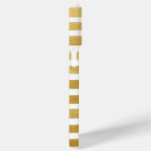 Stijlvolle Faux Gold Stripes Case-Mate iPhone Case (Achterkant / Rechts)