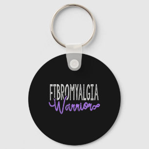 Stijlvolle Fibromyalgia Warrior Sleutelhanger