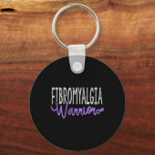 Stijlvolle Fibromyalgia Warrior Sleutelhanger (Voorkant)